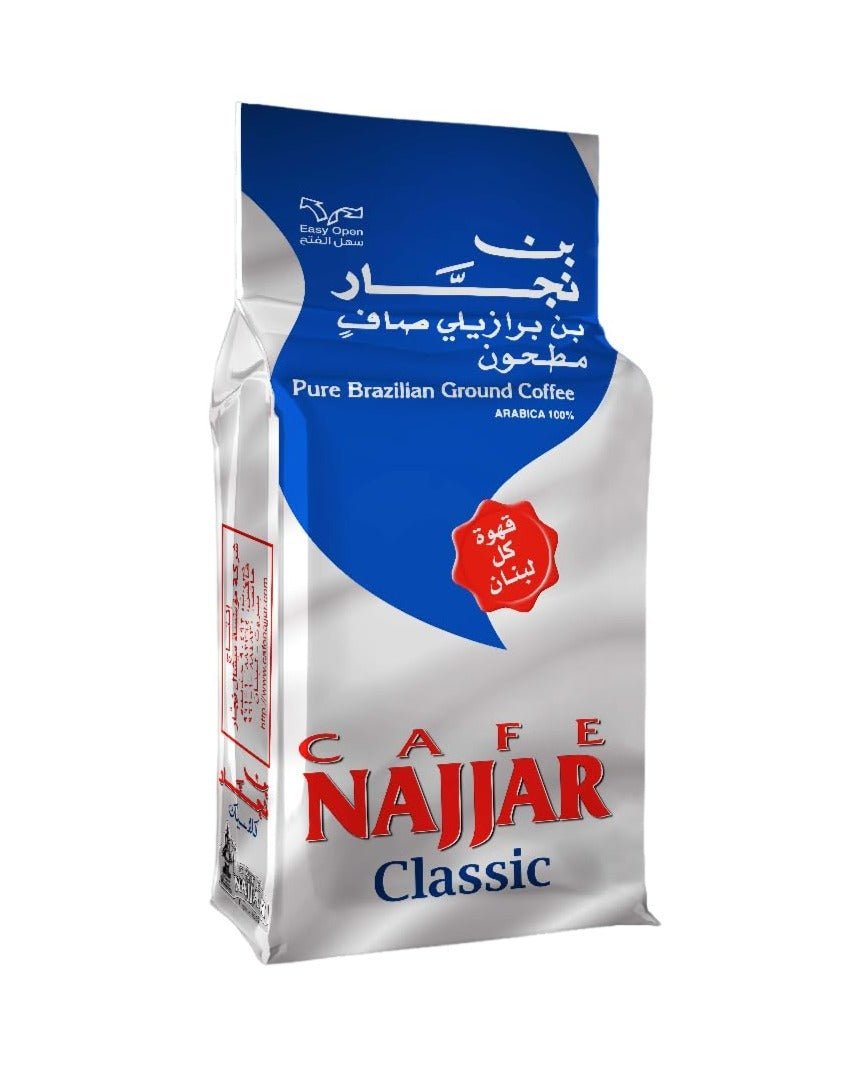 【10/CASE】Cafe Najjar Classic Coffee Vacuum Sealed Bag 450g - Mideast Grocers