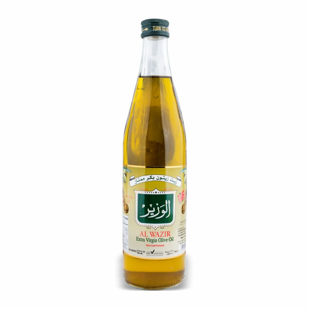 Al Wazir Extra Virgin Olive Oil 16.9 Fl Oz (500mL) - Mideast Grocers