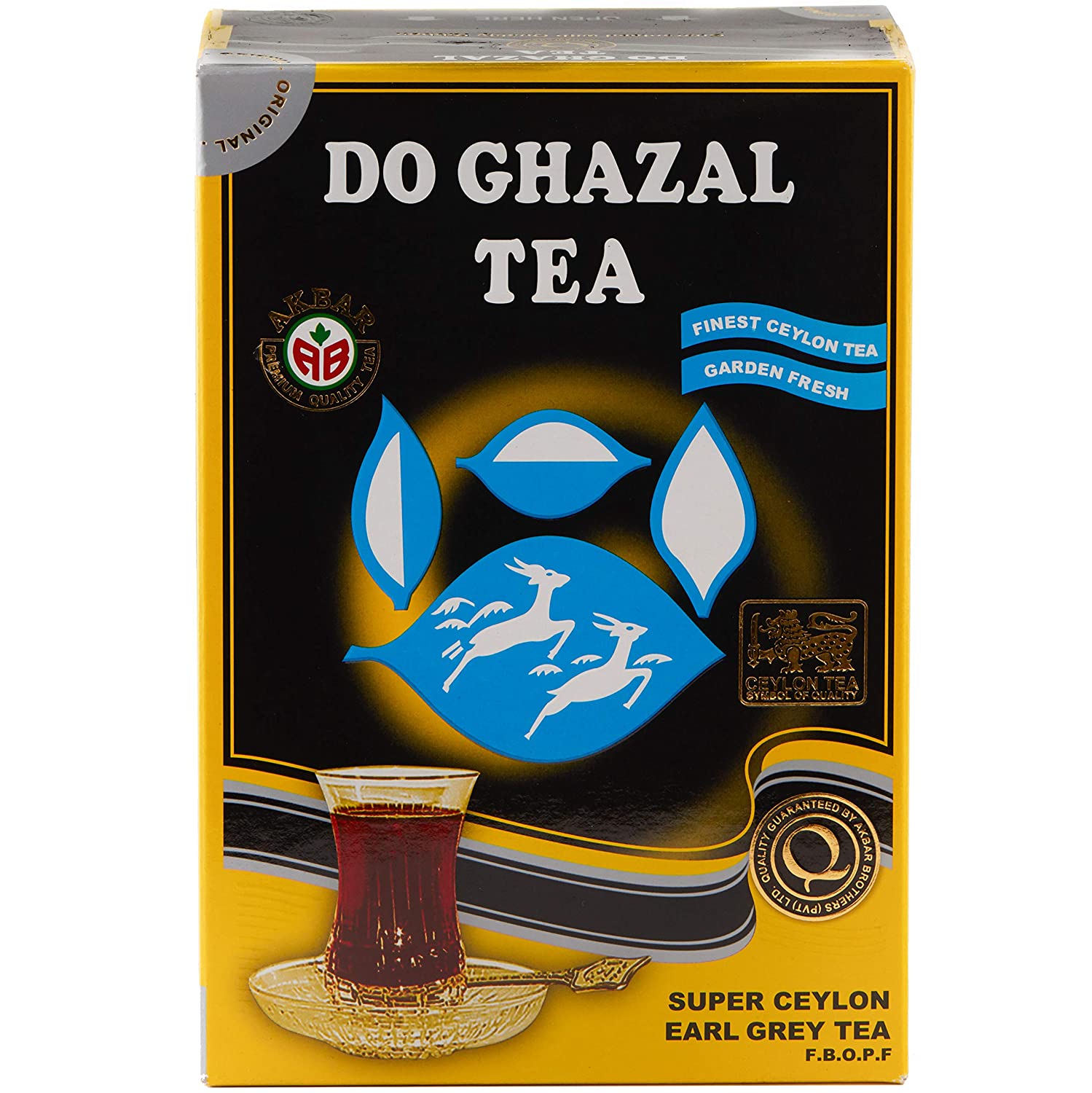 Do Ghazal Super Ceylon Earl Grey Loose Tea 16 Ounce (454g) - Mideast Grocers