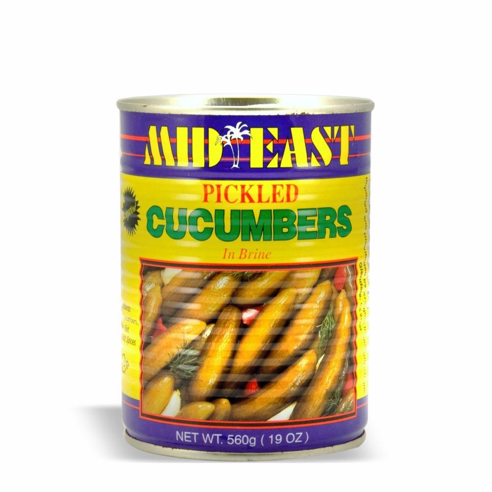 Mid East Pickled Cucumbers in Brine 19 Ounce (560g) - Mideast Grocers