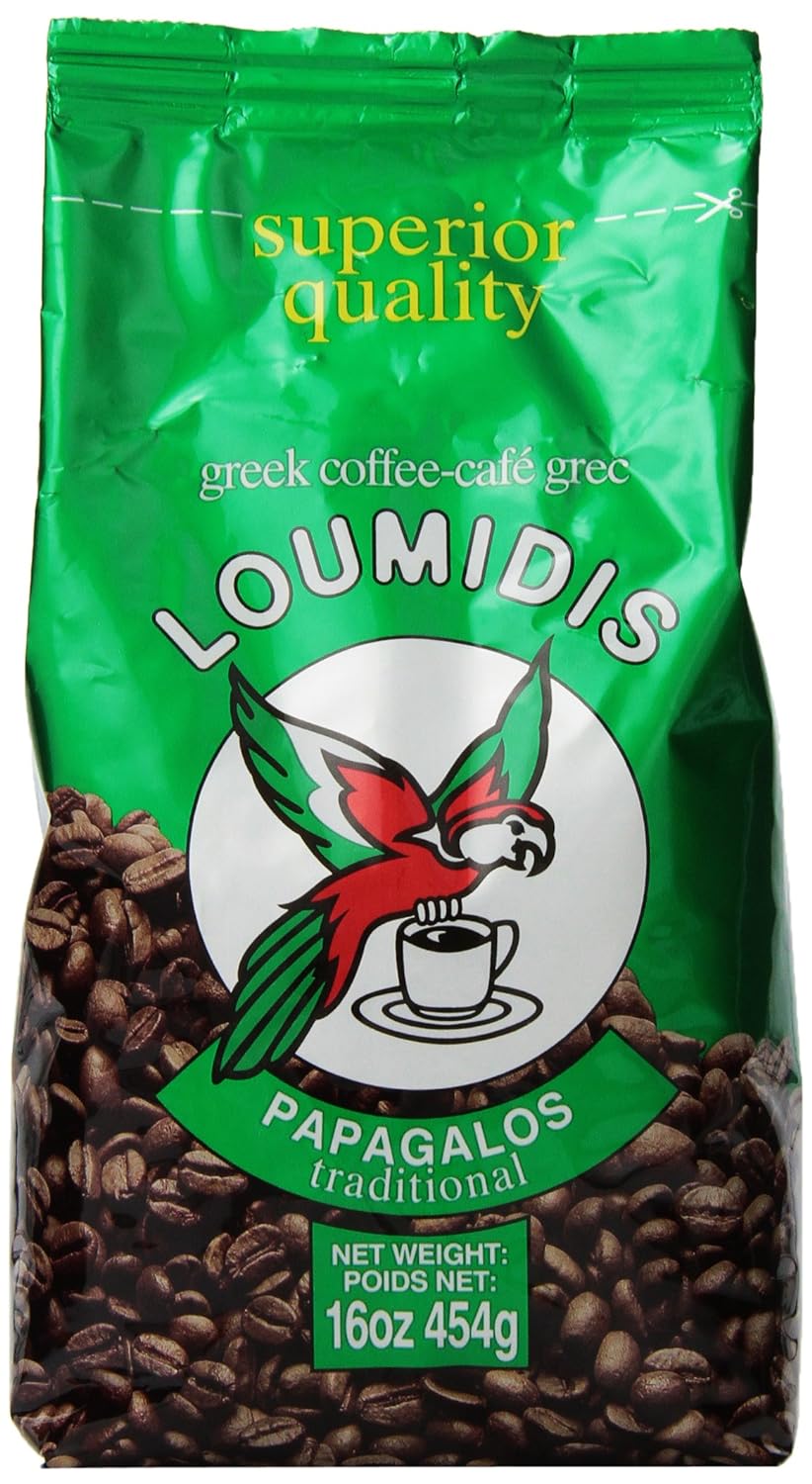 Papagalos Loumidis Ground Greek Coffee 16 oz - Mideast Grocers