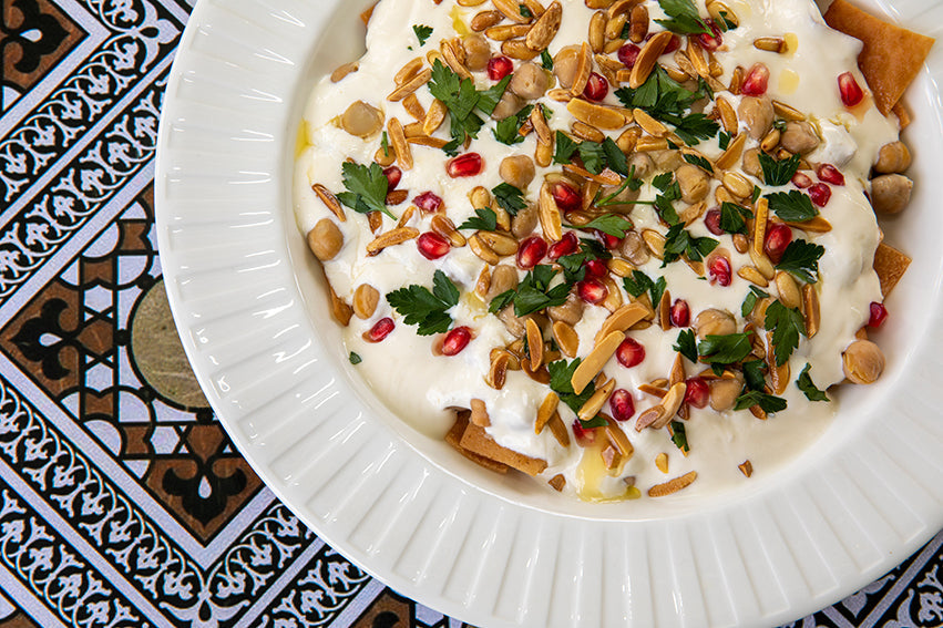 Chickpeas with fatteh