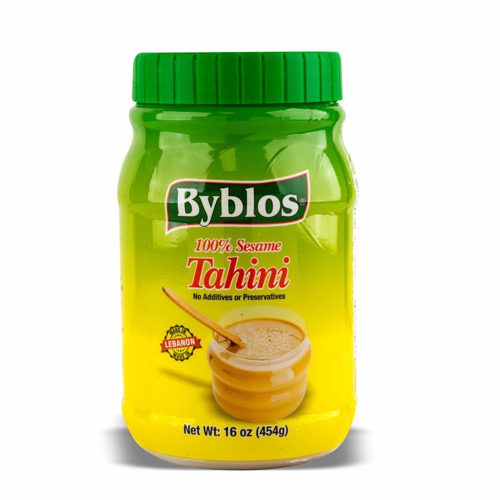 【12/CASE】Byblos 100% Sesame Tahini 1lb (16 Oz) - Mideast Grocers