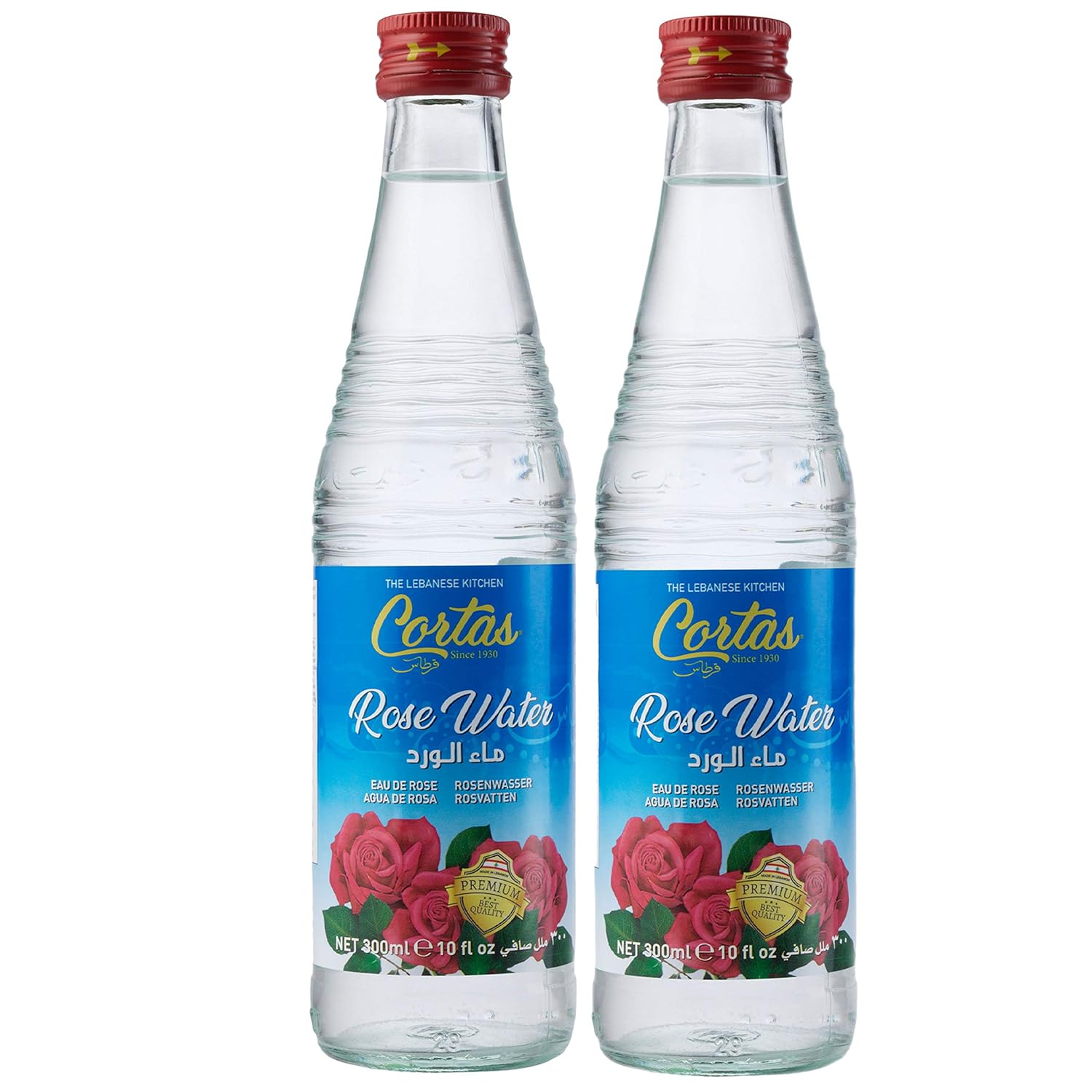 【2 PACK】Cortas Rose Flower Water 10 Fl oz - Mideast Grocers