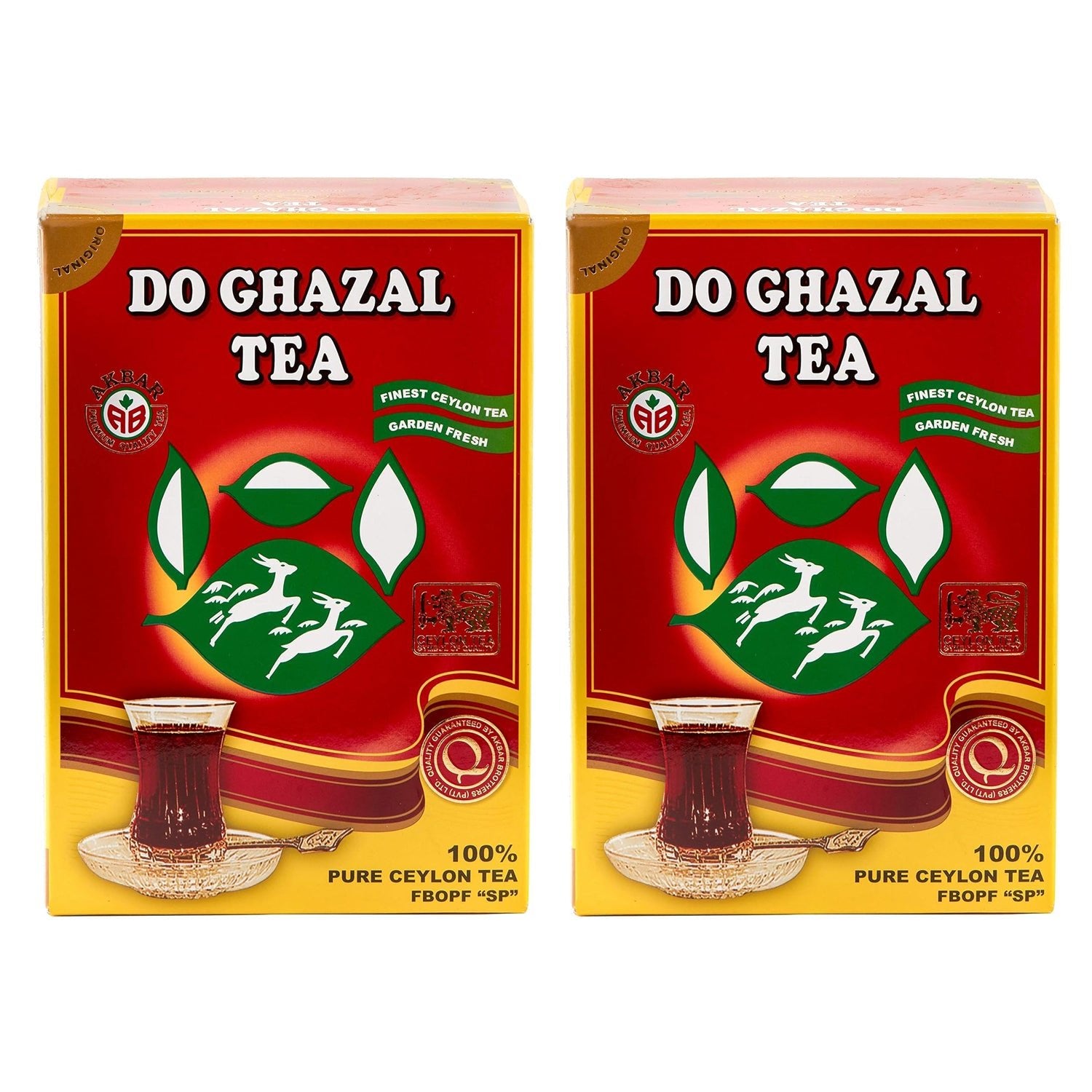 【2 PACK】Do Ghazal 100% Pure Ceylon Loose Tea 16 Ounce (454g) - Mideast Grocers