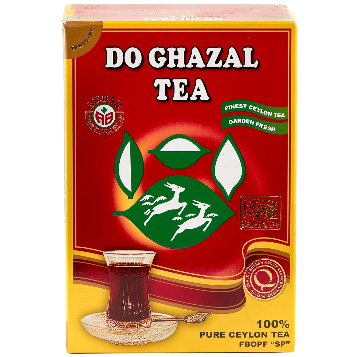 【2 PACK】Do Ghazal 100% Pure Ceylon Loose Tea 16 Ounce (454g) - Mideast Grocers