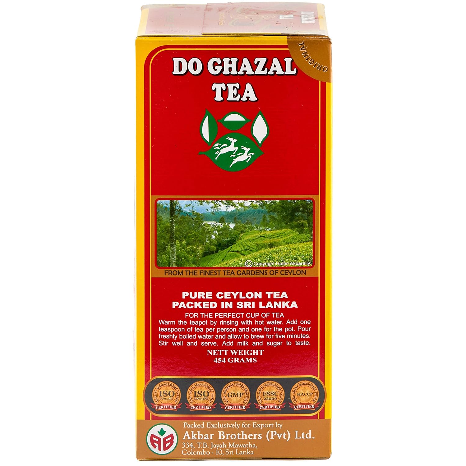 【2 PACK】Do Ghazal 100% Pure Ceylon Loose Tea 16 Ounce (454g) - Mideast Grocers