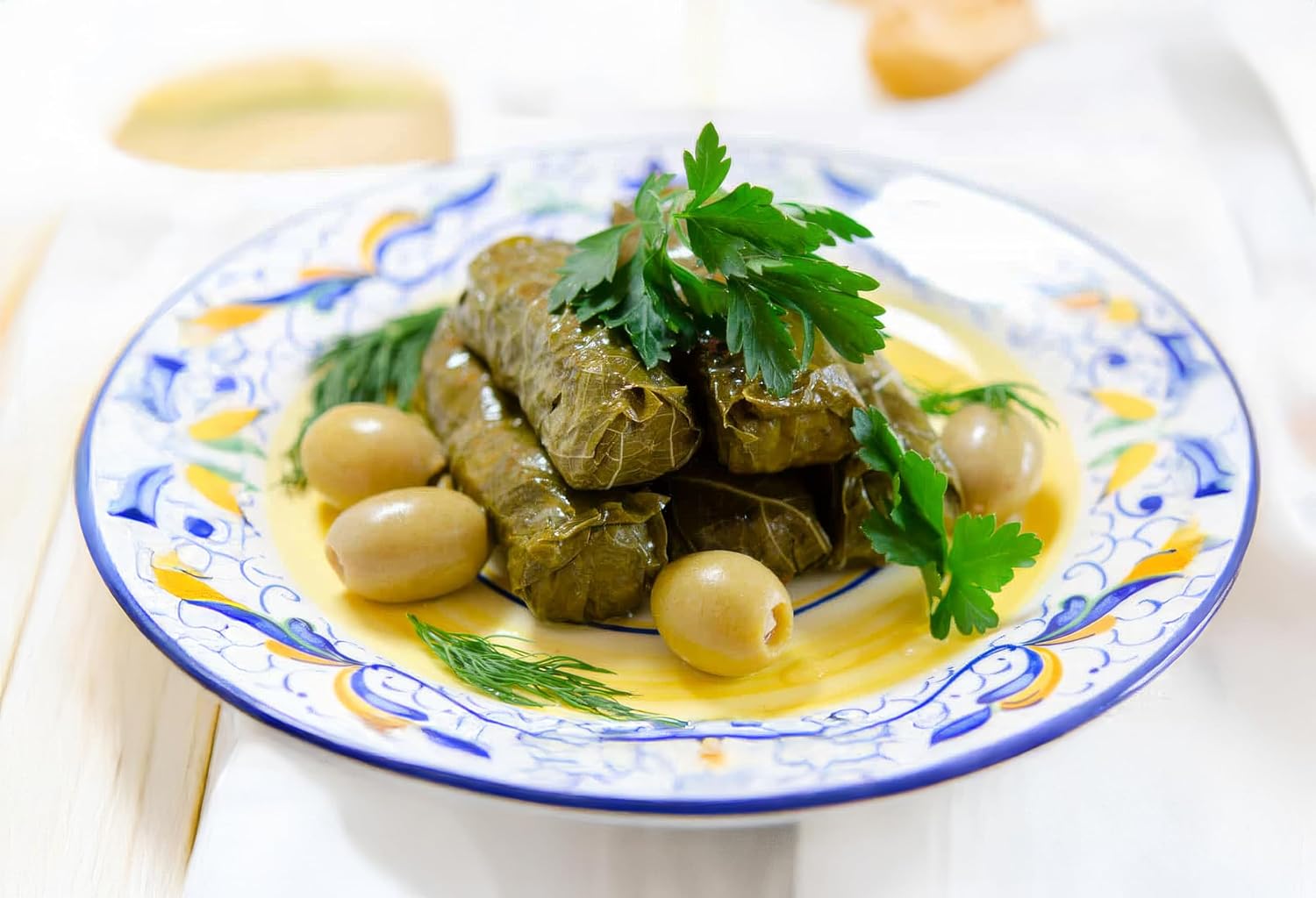 【2 Pack】Tazah Grape Leaves in Glass Jar 16 oz – Tender & Ready to Stuff - Mideast Grocers