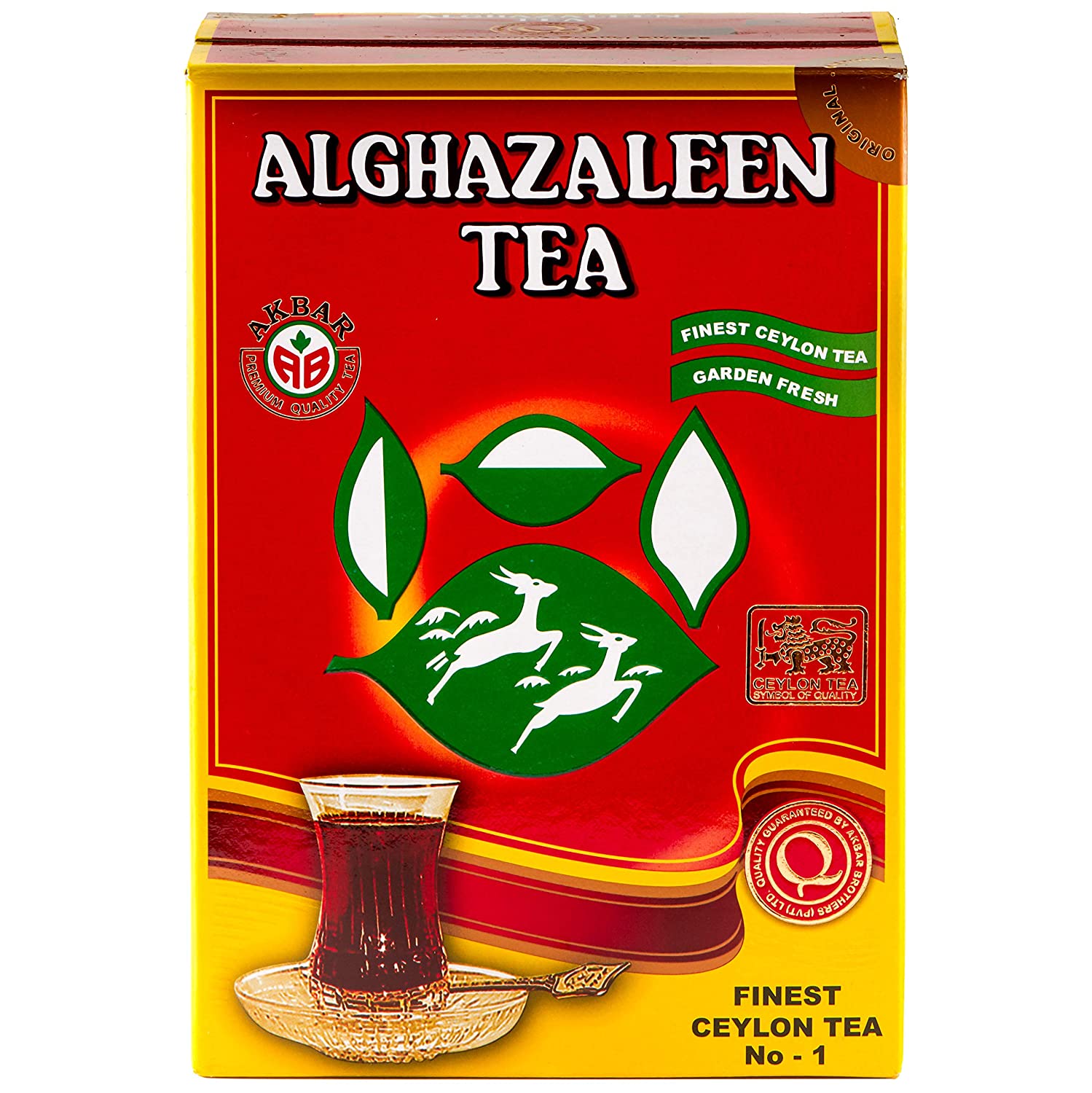 【24/CASE】Alghazaleen 100% Pure Ceylon Loose Tea 16 Ounce (454g) - Mideast Grocers