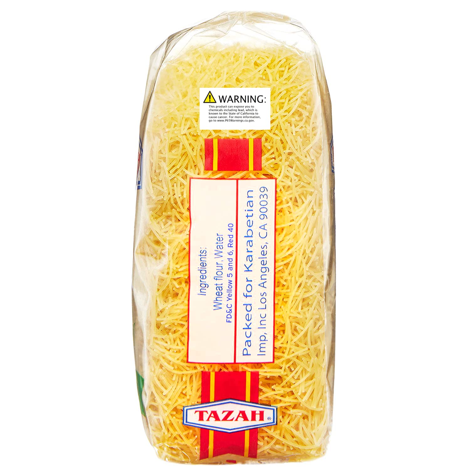 【3 PACK】Tazah Vermicelli Pasta 15.87oz (450g) - Mideast Grocers