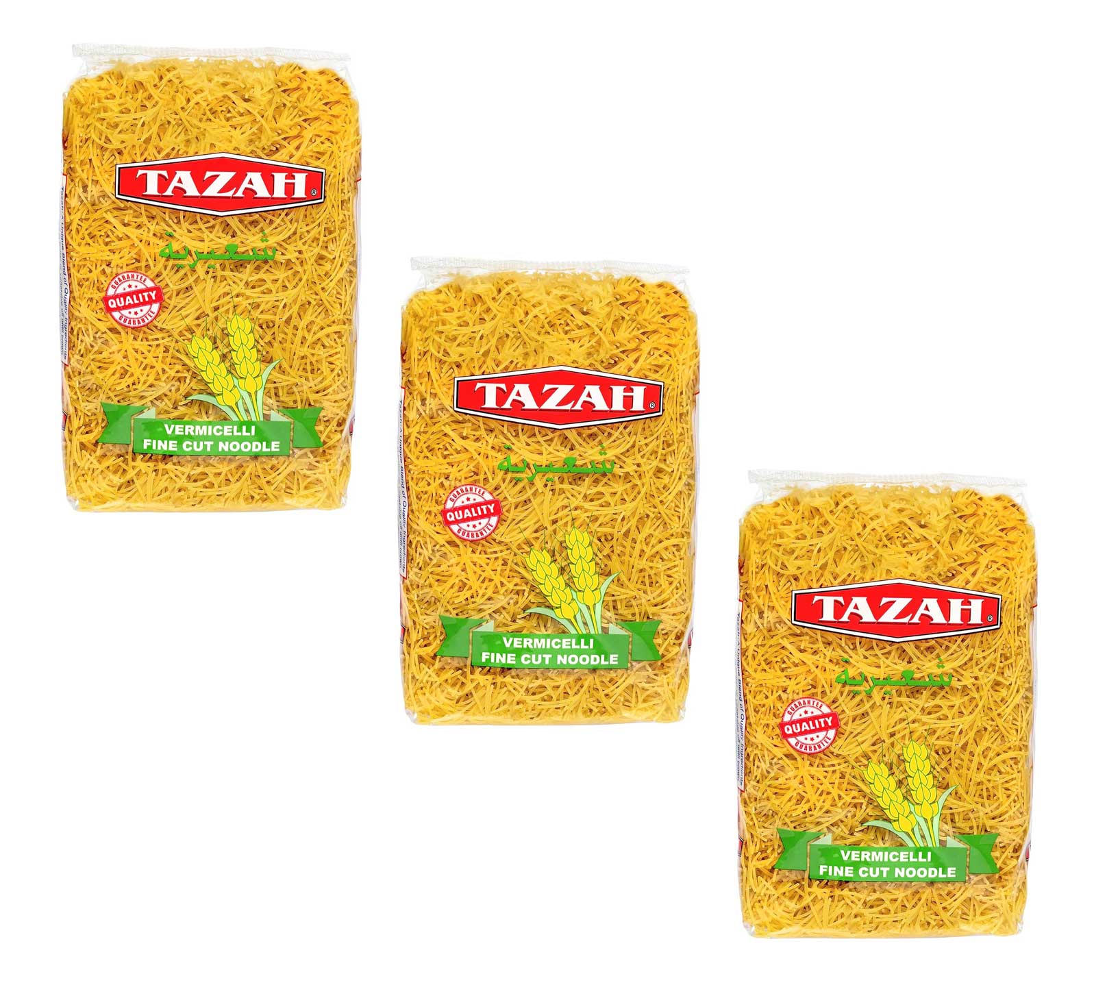 【3 PACK】Tazah Vermicelli Pasta 15.87oz (450g) - Mideast Grocers