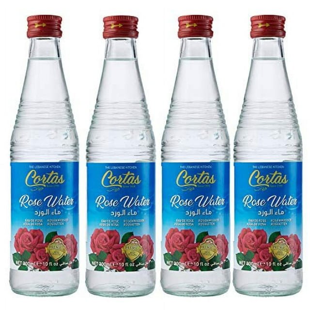 【4 PACK】Cortas Rose Flower Water 10 fl oz - Mideast Grocers