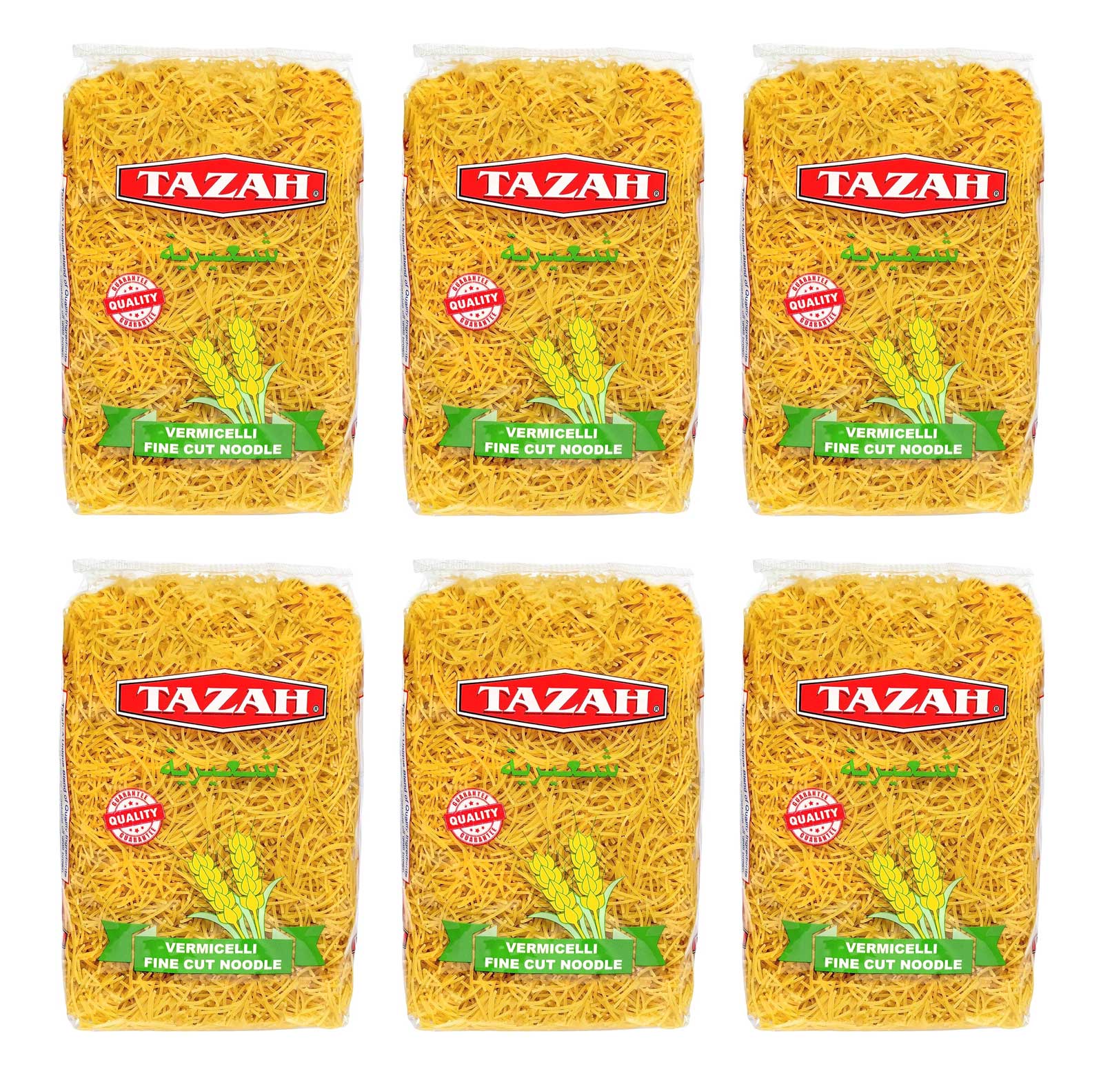 【6 PACK】Tazah Vermicelli Pasta 15.87oz (450g) - Mideast Grocers