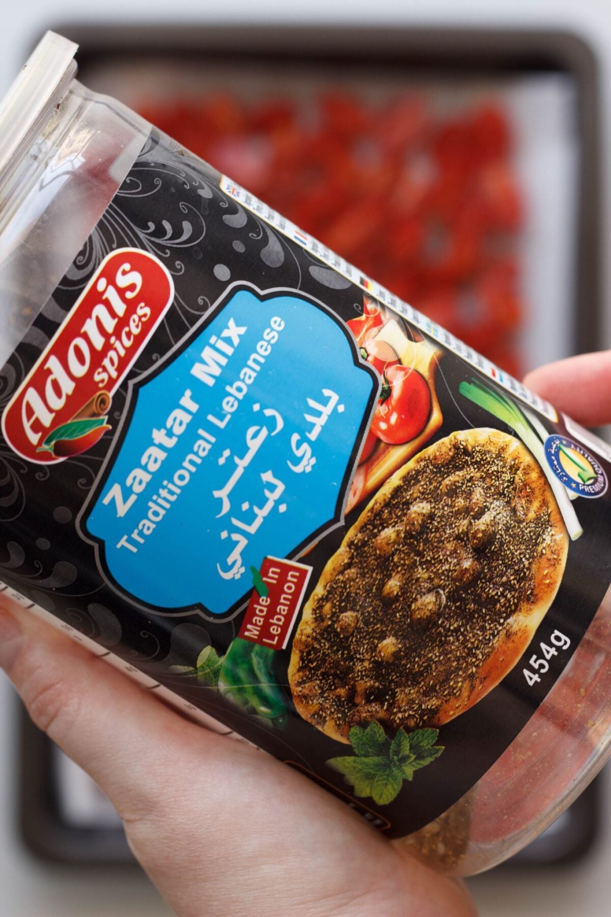 Adonis Traditional Lebanese Zaatar 16 Ounce Jar - Mideast Grocers