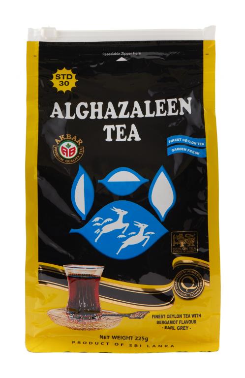 Alghazaleen Super Ceylon Earl Grey Loose Tea – 200g Zip Bag - Mideast Grocers