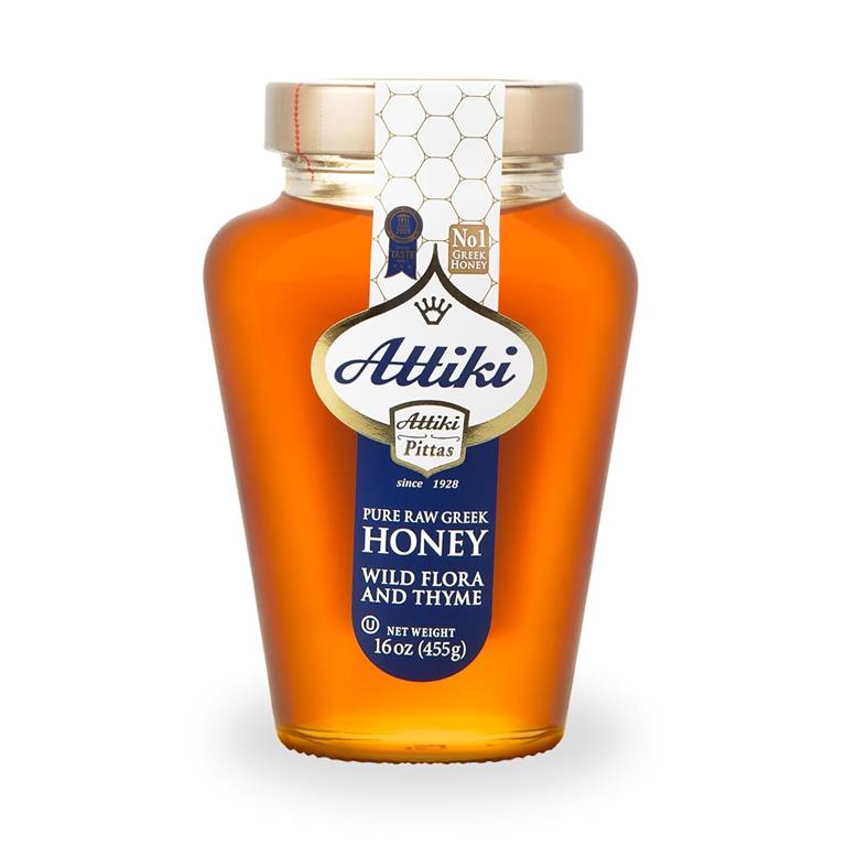 ATTIKI Greek Honey – 100% Pure & Natural (1 lb) - Mideast Grocers