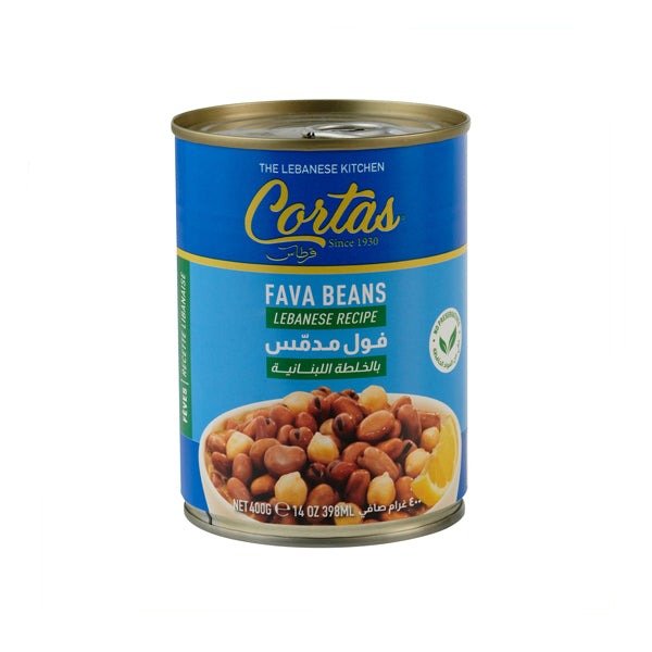 Cortas Fava Beans (Lebanese Recipe) 14 oz - Mideast Grocers