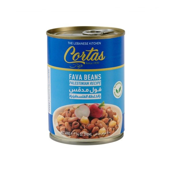 Cortas Fava Beans (Palestinian Recipe) 14 oz - Mideast Grocers