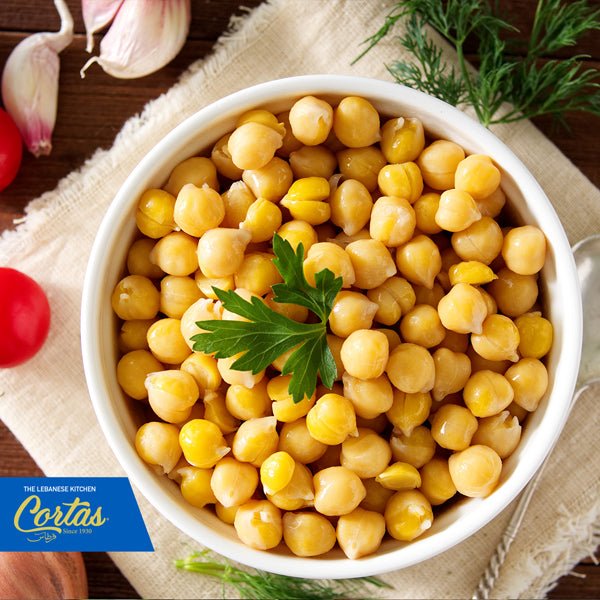 Cortas Garbanzo Boiled Chickpeas 14 oz (400g) - Mideast Grocers