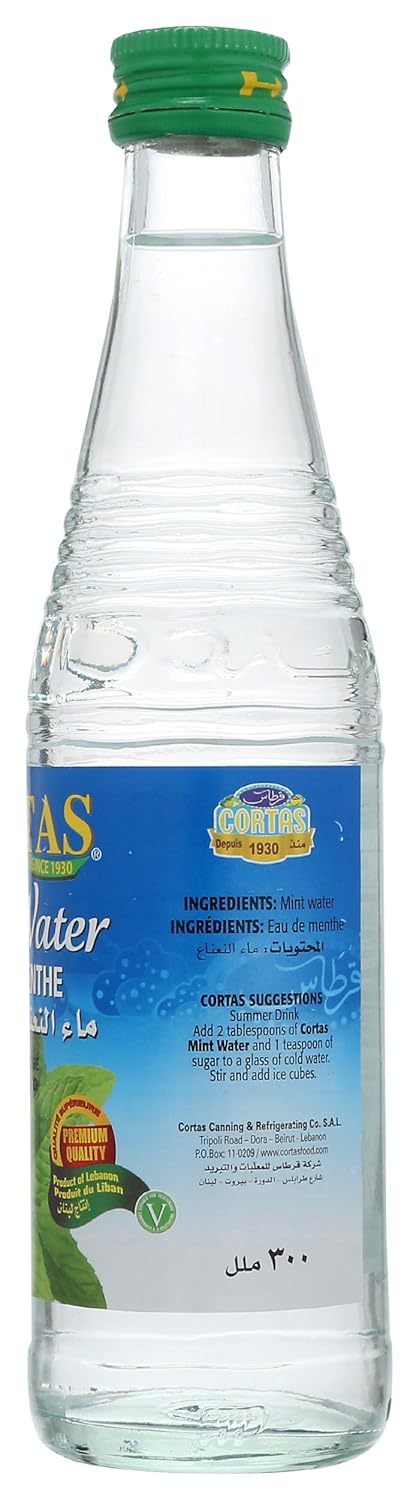 Cortas Mint Water – 10 Fl Oz - Mideast Grocers