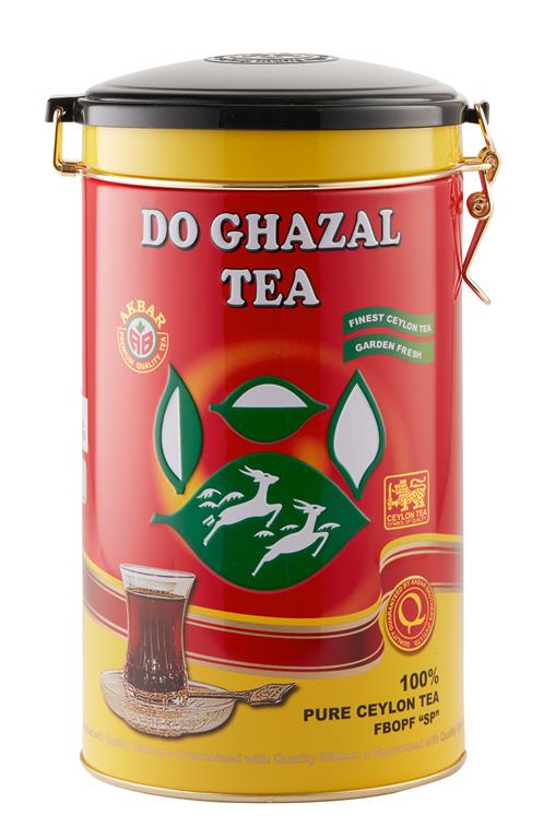 Do Ghazal 100% Pure Ceylon Loose Leaf Tea Tin 400g - Mideast Grocers