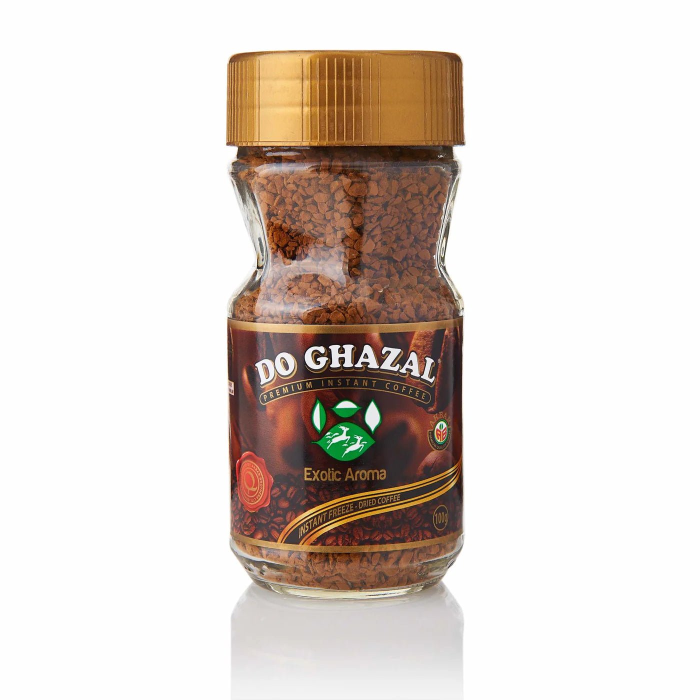 Do Ghazal Instant Coffee 100g – Rich & Aromatic Flavor - Mideast Grocers