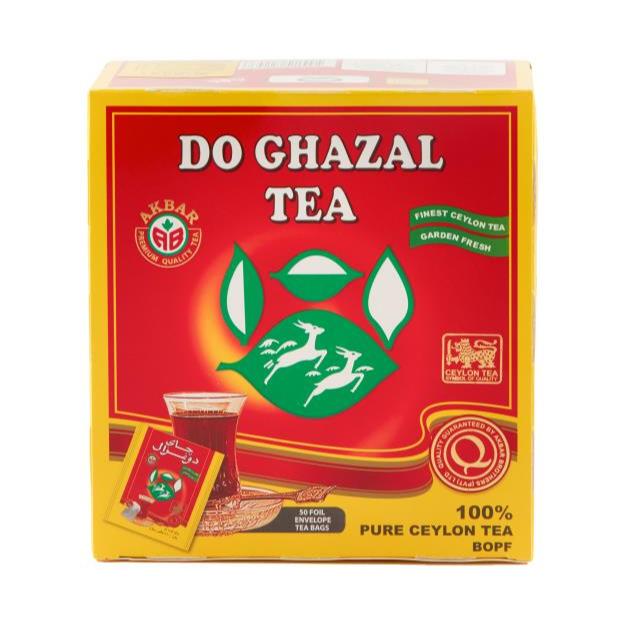 Do Ghazal Pure Ceylon Tea 50 Bags - Mideast Grocers