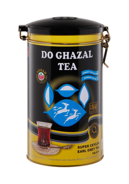 Do Ghazal Super Ceylon Earl Grey Loose Leaf Tea Tin 400g - Mideast Grocers