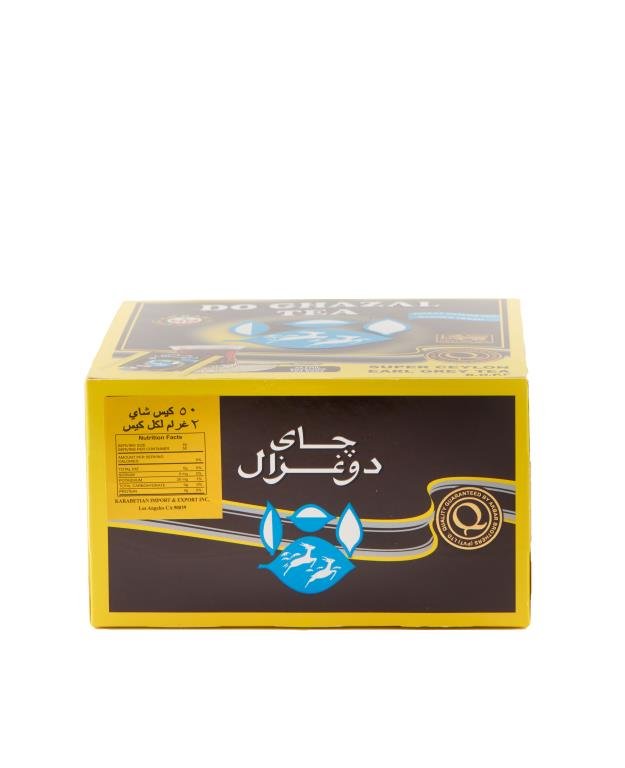 Do Ghazal Super Ceylon Earl Grey Tea 50 Bags - Mideast Grocers