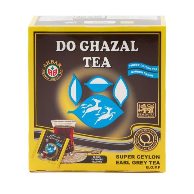 Do Ghazal Super Ceylon Earl Grey Tea 50 Bags - Mideast Grocers