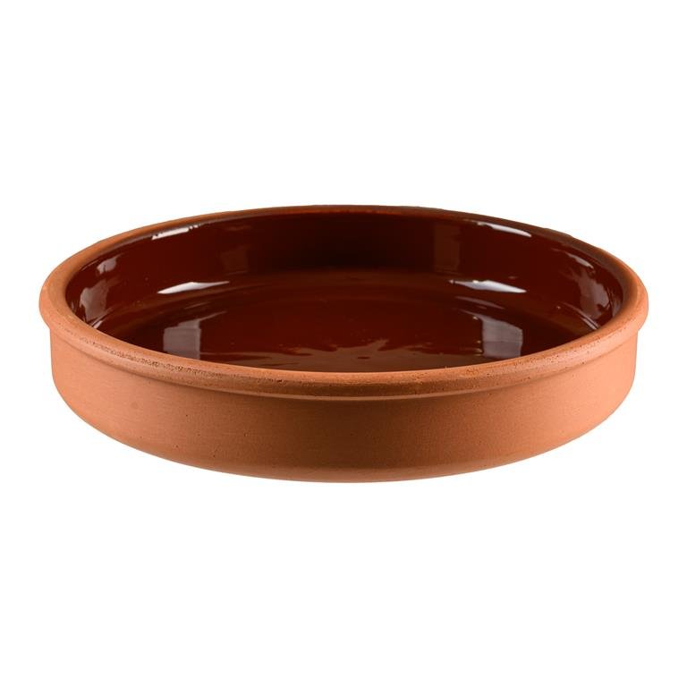 Glazed Clay Round Bowl - 9 - Inch Wide - Mideast Grocers