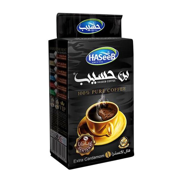 Haseeb Santana Coffee – Extra Cardamom, 500g Authentic Arabic Coffee Blend - Mideast Grocers