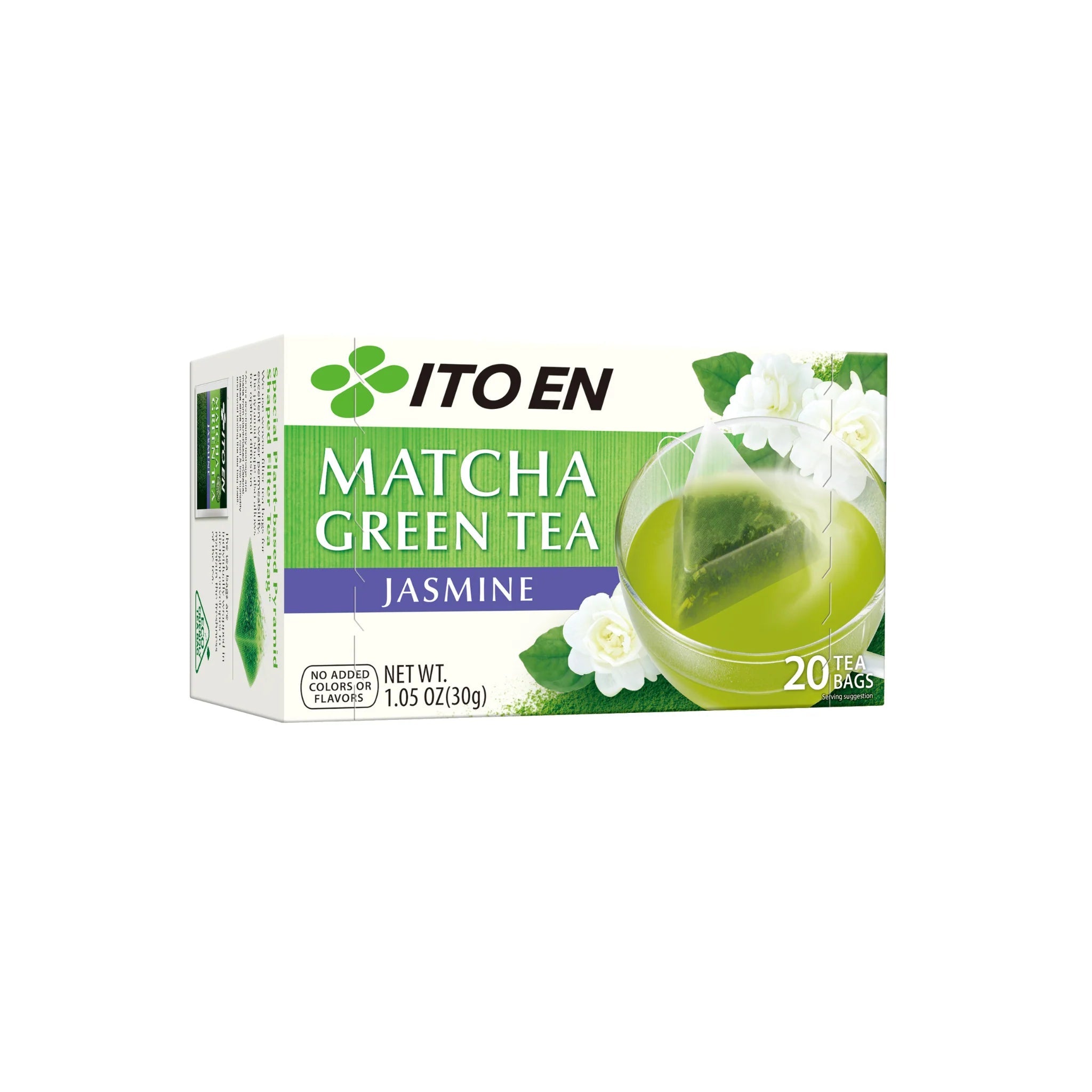 ITO EN Japanese Matcha Green Tea with Jasmine - 20 Tea Bags - Mideast Grocers