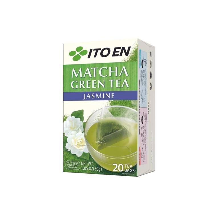 ITO EN Japanese Matcha Green Tea with Jasmine - 20 Tea Bags - Mideast Grocers