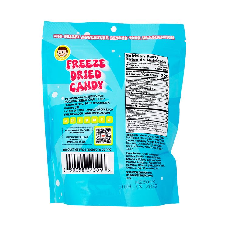 Josh Bosh Freeze Dried Candy Sour Worms 1.95 Oz - Mideast Grocers