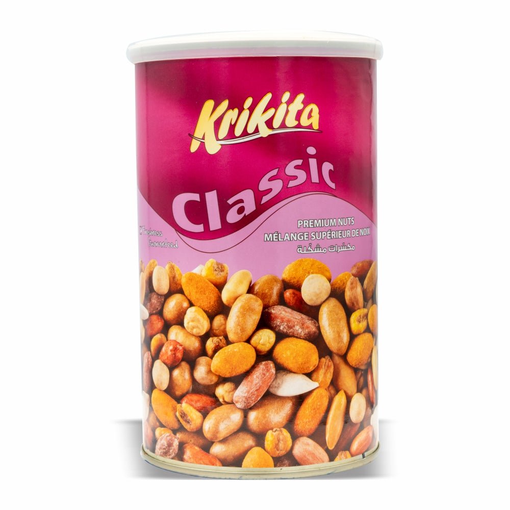 Krikita Classic Mix - Premium Nuts 16 Oz (454g) Tin - Mideast Grocers