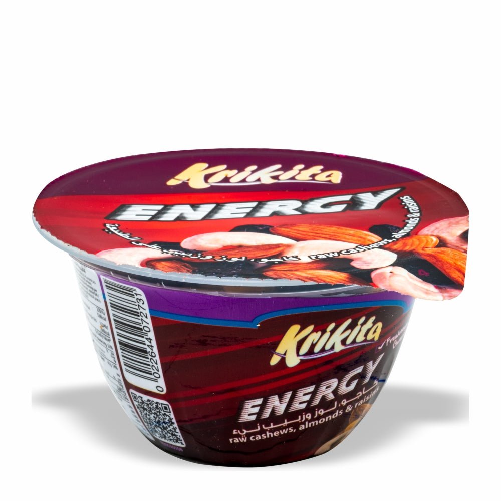 Krikita Energy Mix - Raw Cashews, Almonds & Raisins 45g Cup - Mideast Grocers