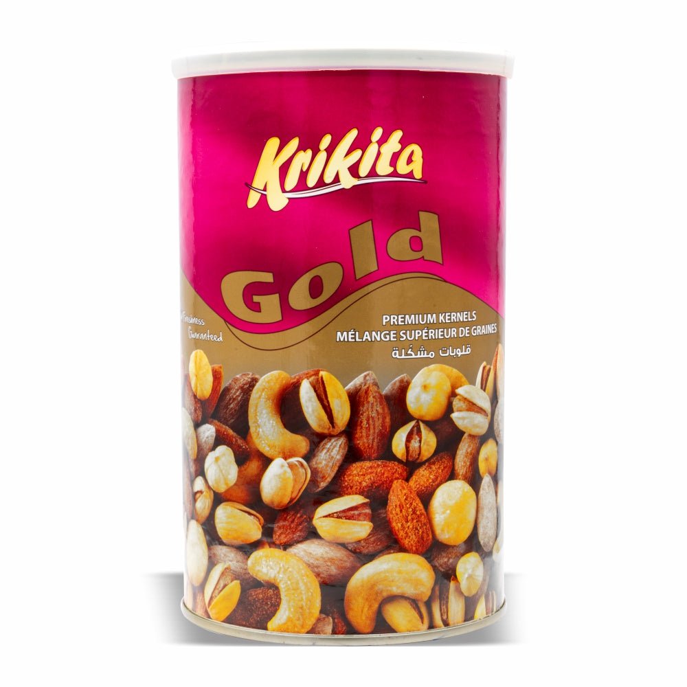 Krikita Gold Mix - Premium Kernels 16 Oz (454g) Tin - Mideast Grocers