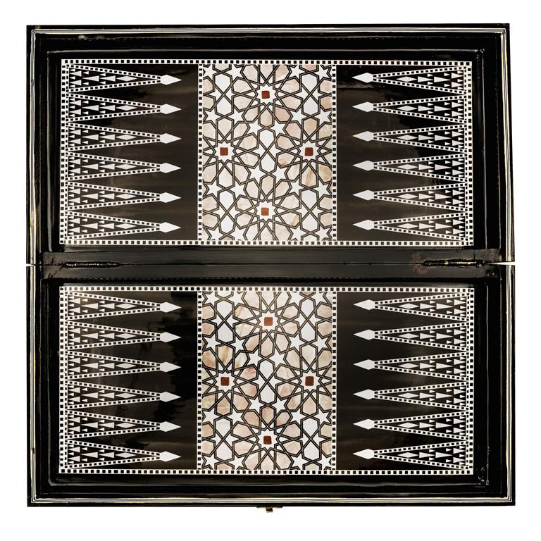 Mosaic Egyptian Backgammon Set - Mideast Grocers