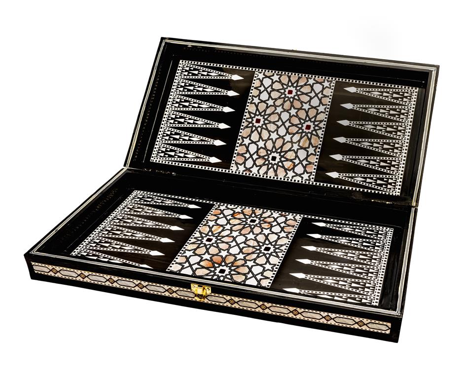 Mosaic Egyptian Backgammon Set - Mideast Grocers