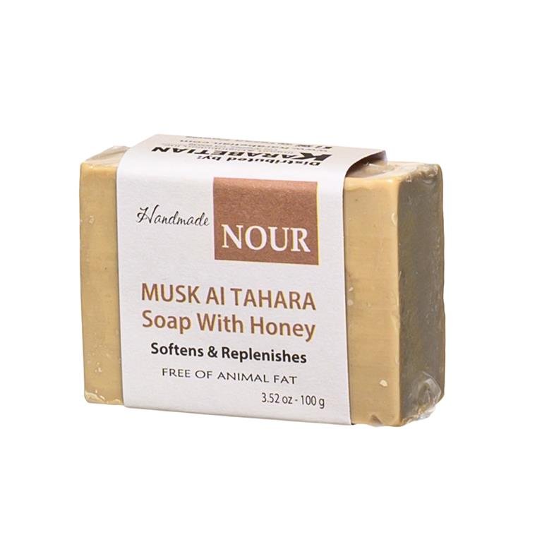 Musk El Tahara Soap with Honey 100g – Luxurious, Nourishing Cleansing Bars (6 - Pack) - Mideast Grocers