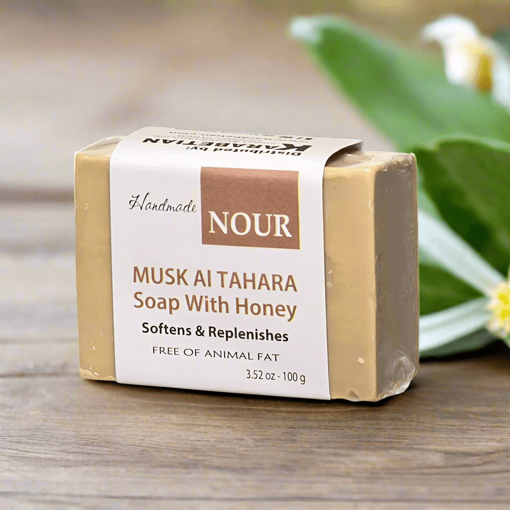 Musk El Tahara Soap with Honey 100g – Luxurious, Nourishing Cleansing Bars (6 - Pack) - Mideast Grocers