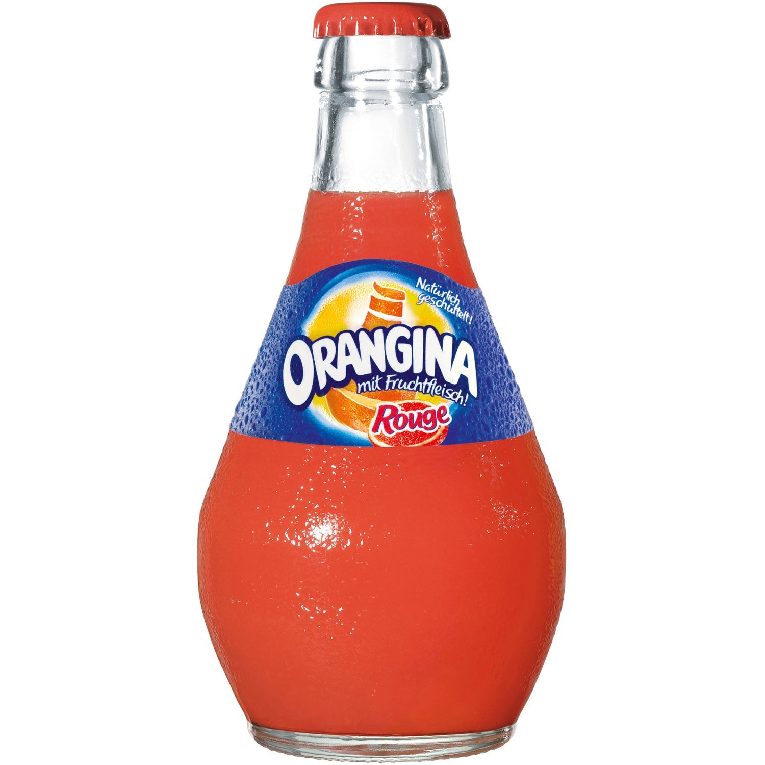 Orangina Rouge Carbonated Rec Orange Drink Glass Bottle 250ml - Mideast Grocers