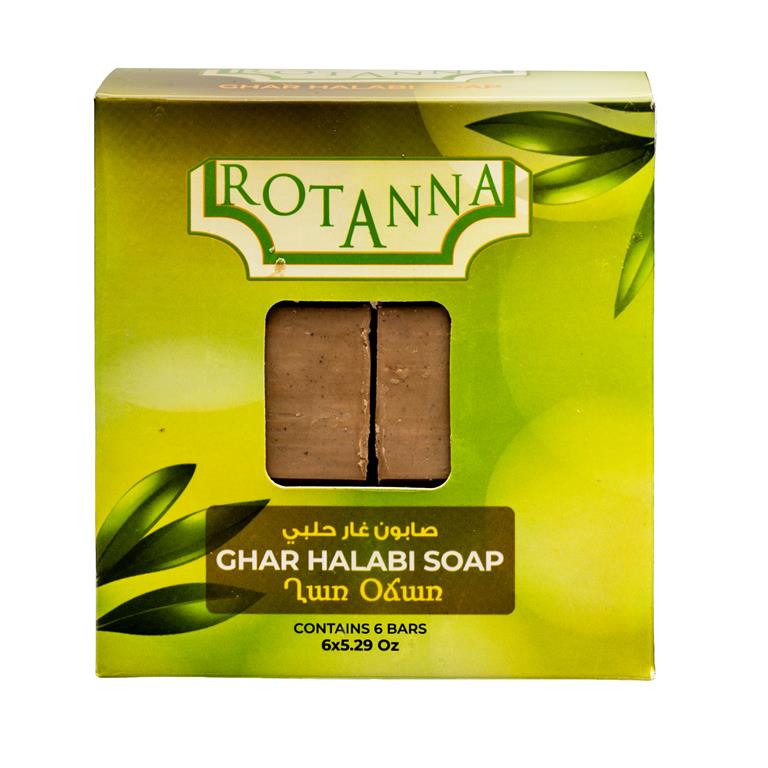 Rotanna Halabi Ghar Soap in Box 5.29 Oz (6 Pack) - Mideast Grocers