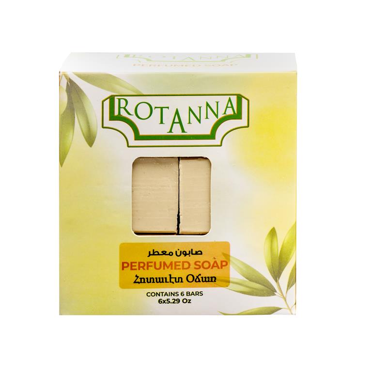 Rotanna Perfumed Soap in Box 5.29 Oz (6 Pack) - Mideast Grocers