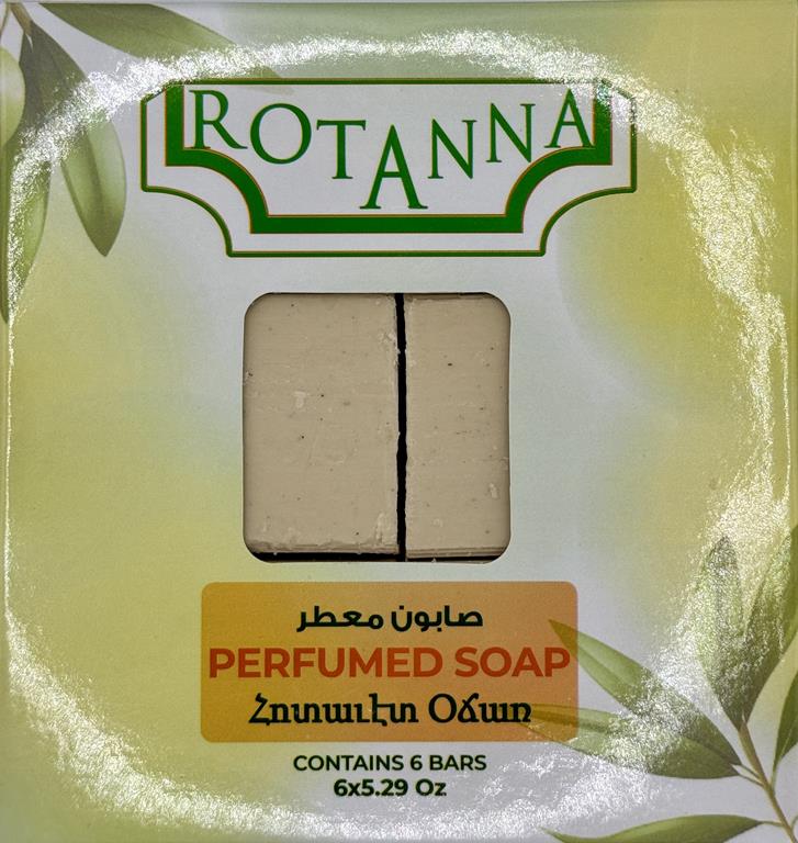 Rotanna Perfumed Soap in Box 5.29 Oz (6 Pack) - Mideast Grocers