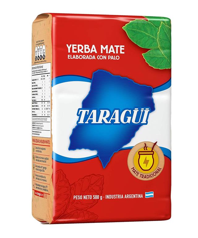 Taragüí Roja Yerba Mate 500g – Premium Argentine Herbal Tea with Rich ...