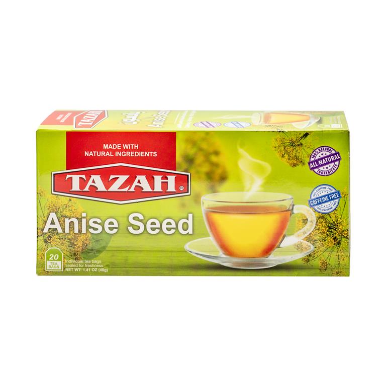 Tazah Anise Seed Herbal Tea Bags (20 x 2g Bags) - Mideast Grocers