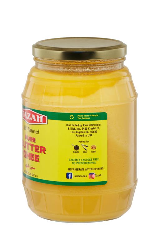 Tazah Butter Ghee 28.5 oz - Mideast Grocers