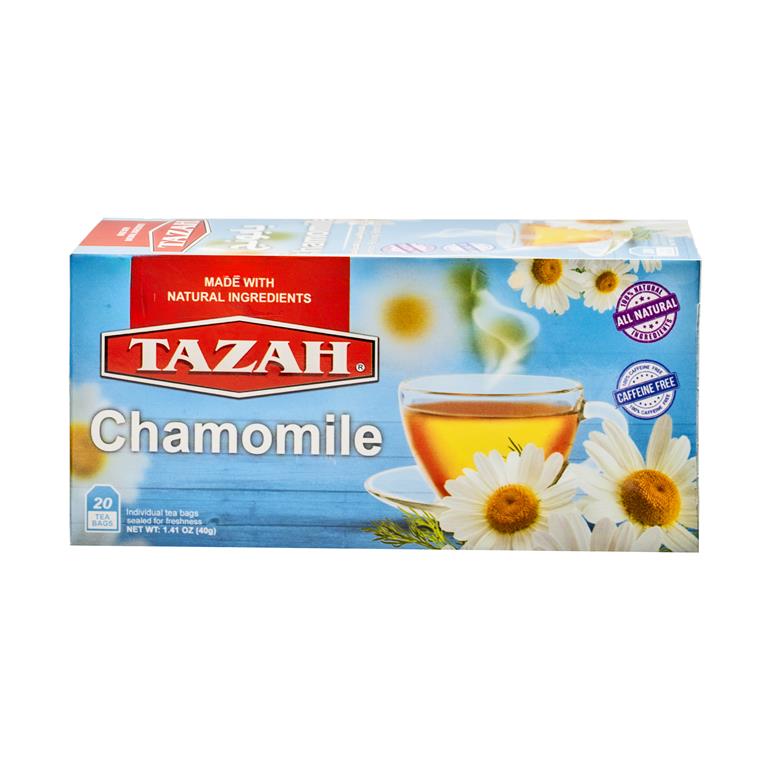 Tazah Chamomile Herbal Tea Bags 40g (20 x 2g Bags) - Mideast Grocers